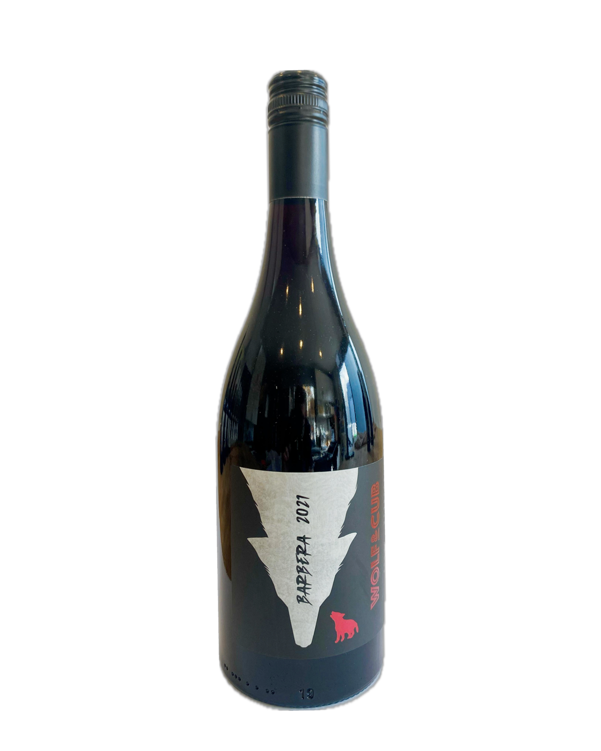 2021 Barbera bottle