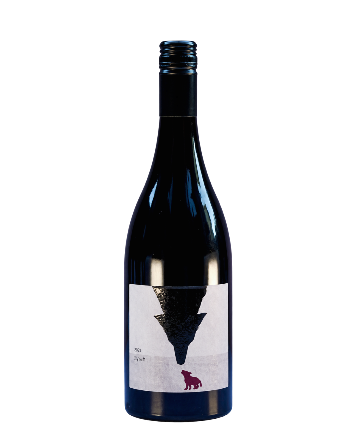 2021 Syrah bottle